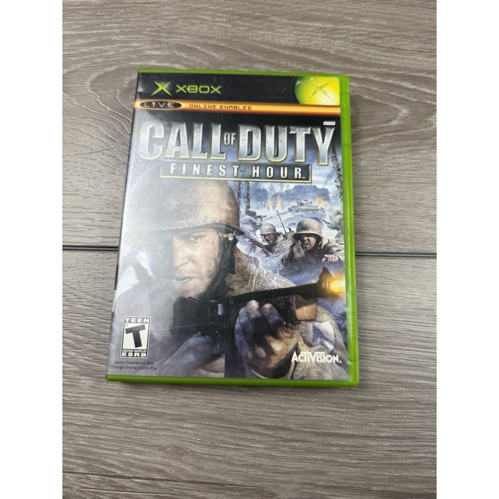 Call of Duty: Finest Hour Xbox 2004 Tested Complete in Box